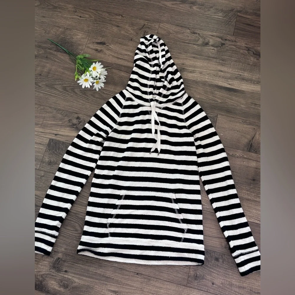 J. Crew Hoodie Stripes